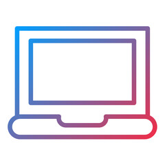 Vector Design Laptop Icon Style