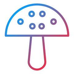 Vector Design Mushroom Icon Style