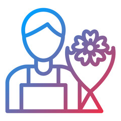 Vector Design Florist Icon Style