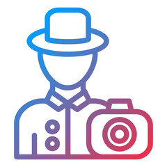 Vector Design Tourist Icon Style
