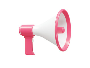 Megaphone icon 3d rendering vector illustration