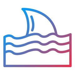 Vector Design Fins Icon Style