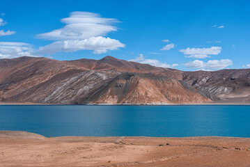 beautiful landscape of Pangong tso, Leh Ladakh, India