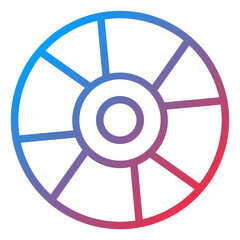 Obraz premium Vector Design CD Icon Style