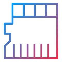Vector Design Sd Card Icon Style