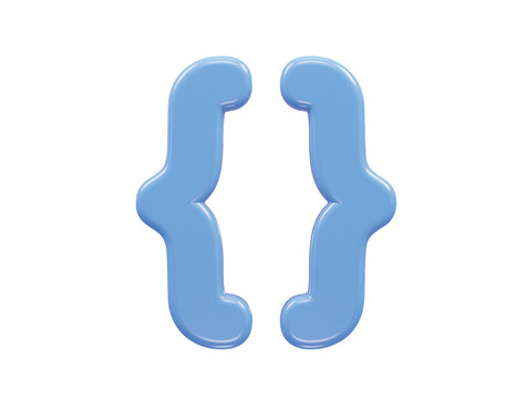 Html coding icon 3d rendering vector illustration transparent element