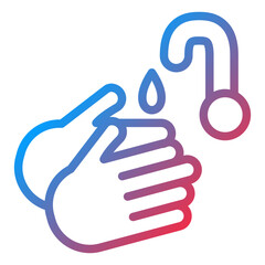 Vector Design Washing Hands Icon Style