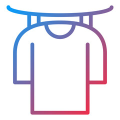 Vector Design Drying Clothes Icon Style