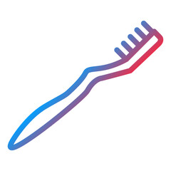 Vector Design Toothbrush Icon Style