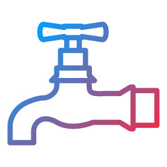 Vector Design Water Tap Icon Style