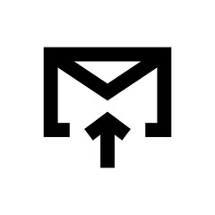 email marketing line icon