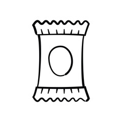 Candy icon vector graphic illustration