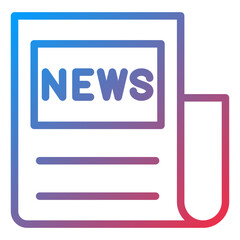 Vector Design News Banner Icon Style