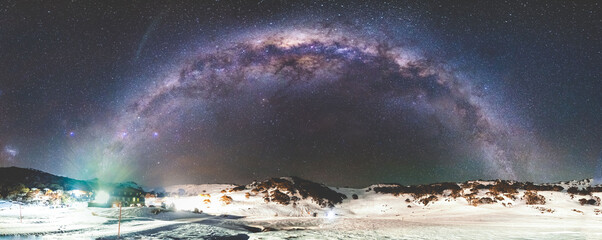 Milky way in Charlotte Pass New South Wales Australia