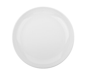 Plate. White plate on transparent png