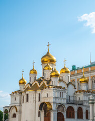 Fototapeta na wymiar The Annunciation Cathedral of the Moscow Kremlin, Moscow, Russia