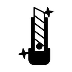 Solid Line CUTTER design vector icon