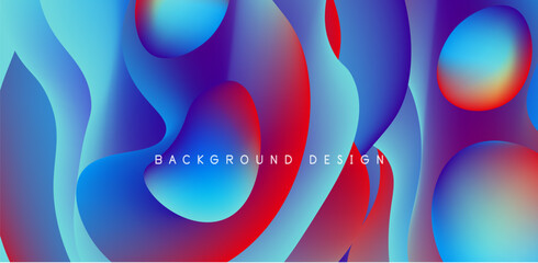 Fluid waves abstract background for covers, templates, flyers, placards, brochures, banners