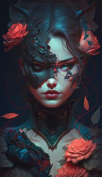 Suspect Jesse in a World of Chiaroscuro: A Pop Culture Mashup of Sailor Moon, Batman, Cyberpunk and Western Themes