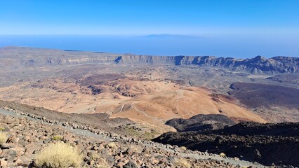 Fuertaventura landscape - obrazy, fototapety, plakaty