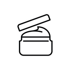 Spa treatment: body scrub, body cream thin line icon. Anti cellulite treatment. Modern vector illustration for beauty shop.