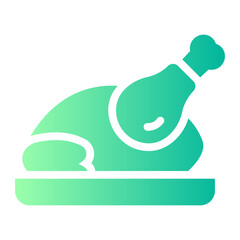 chicken gradient icon