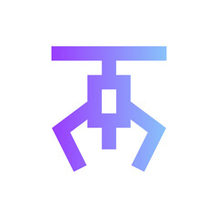 robot gradient icon