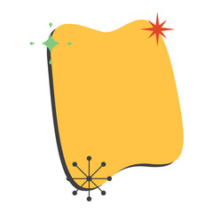 Retro Frame Text Box