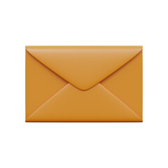 Postal envelope  3d render