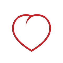 Simple icon of heart