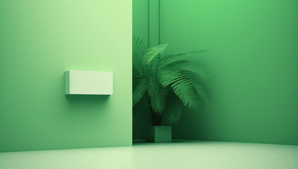 green abstract of plants