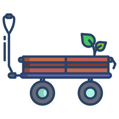 supply cart icon