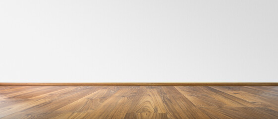 modern empty room with floor made of wood, blank white wall with hardwood floor below. empty room,...
