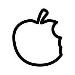 apple icon or logo isolated sign symbol vector illustration - high quality black style vector icons
