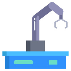 Obraz premium manufacturing Robot icon