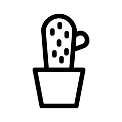 cactus icon or logo isolated sign symbol vector illustration - high quality black style vector icons
