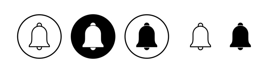 Bell Icon vector illustration. Notification sign and symbol for web site design