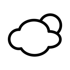 cloud icon or logo isolated sign symbol vector illustration - high quality black style vector icons

