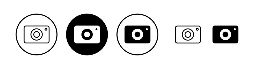 Camera icon vector illustration. photo camera sign and symbol. photography icon.