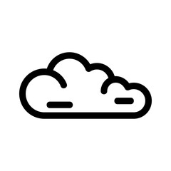 cloud icon or logo isolated sign symbol vector illustration - high quality black style vector icons
