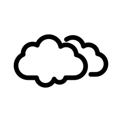 cloud icon or logo isolated sign symbol vector illustration - high quality black style vector icons
