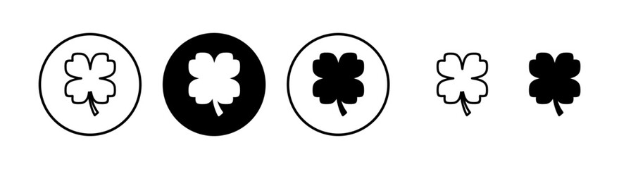 Fototapeta na wymiar Clover icon vector illustration. clover sign and symbol. four leaf clover icon.