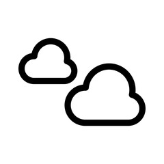 cloud icon or logo isolated sign symbol vector illustration - high quality black style vector icons
