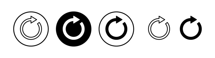 Refresh icon vector illustration. Reload sign and symbol. Update icon.