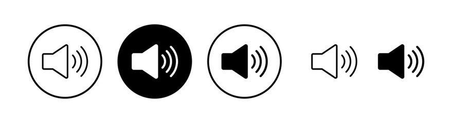 Speaker icon vector illustration. volume sign and symbol. loudspeaker icon. sound symbol