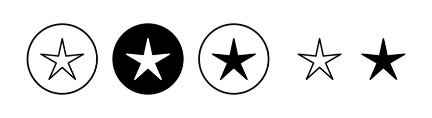 Star Icon vector illustration. rating sign and symbol. favourite star icon