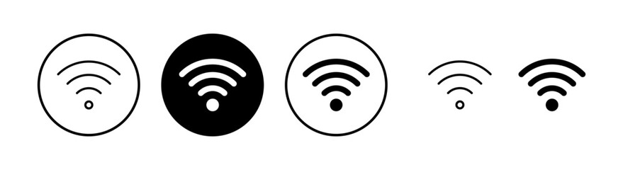 Wifi icon vector illustration. signal sign and symbol. Wireless  icon