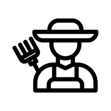 recommend clip art: farmer icon or logo isolated sign symbol vector illustration - high quality black style vector icons
                    