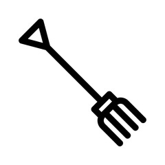 pitchfork icon or logo isolated sign symbol vector illustration - high quality black style vector icons
