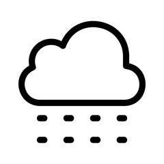 rain icon or logo isolated sign symbol vector illustration - high quality black style vector icons
